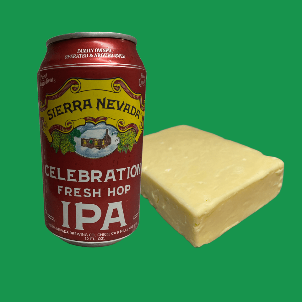 Sierra Nevada Celebration IPA and Cheddar Cheese