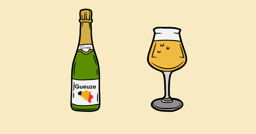 Gueuze beer and Teku glass